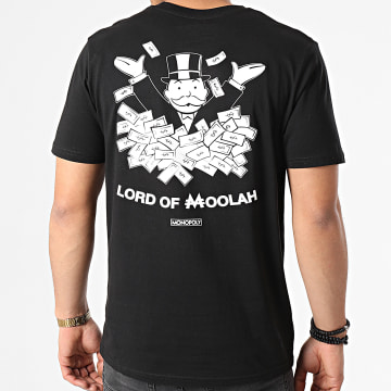  Monopoly - Tee Shirt Chest Lord Of Moolah Noir Blanc