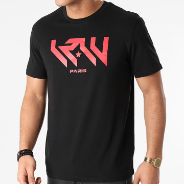  Worms-T - Tee Shirt LRLV Noir Rouge