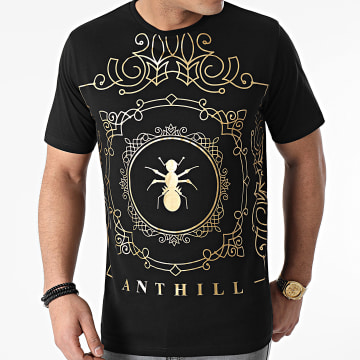 Anthill - Camiseta negra de decoro