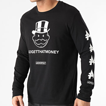 Monopoly - Tee Shirt Go Get That Money Noir Blanc