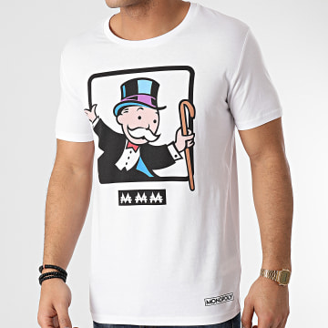  Monopoly - Tee Shirt Uncle Pennybags Blanc