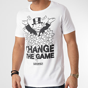  Monopoly - Tee Shirt Change The Game Blanc