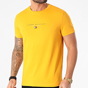 Tee shirt tommy hilfiger jaune 2025