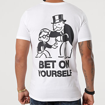  Monopoly - Tee Shirt Bet On Yourself Blanc