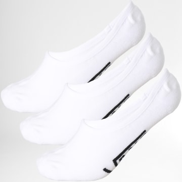  Vans - Lot De 3 Paires De Chaussettes Invisibles XTT Blanc