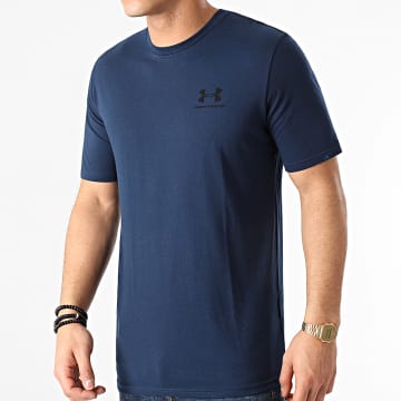 Under Armour - Camiseta UA Sportstyle en el pecho izquierdo 1326799 azul marino
