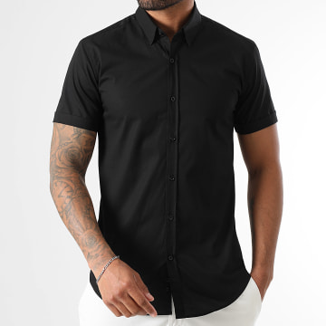 LBO - Slim Fit Short Sleeve Shirt 1071 Black