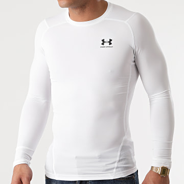 Under Armour - Tee Shirt Manches Longues 1361524 Blanc