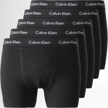  Calvin Klein - Lot De 5 Boxers Cotton Stretch NB2877A Noir