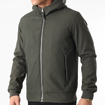 Frilivin - Veste Zippée A Capuche Vert Kaki