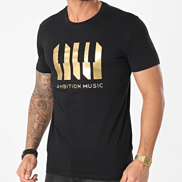 Niro - Ambition Music Camiseta Negro Oro