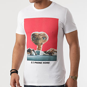  E.T. L'Extraterrestre - Tee Shirt Phone Home Blanc
