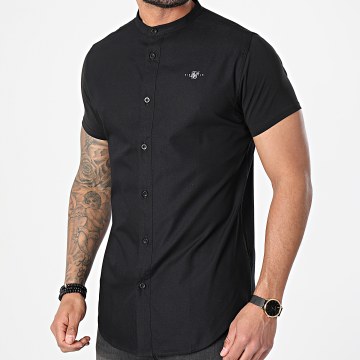 T-shirt Noir SikSilk Homme/femme – Coton Doux, Taille S