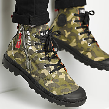  Palladium - Boots Pampa Hi Outzip Uniform Of The People 77023 Camouflage