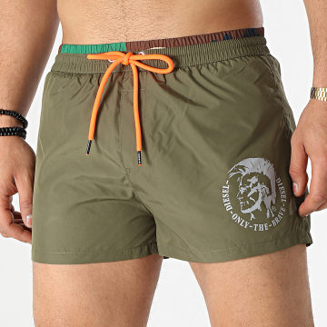 Short De Bain Diesel Bmbx Sandy – Taille S, Bleu, En Polyamide, Très Bon état