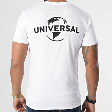  Universal Studio - Tee Shirt Universal Logo Mono Back Blanc