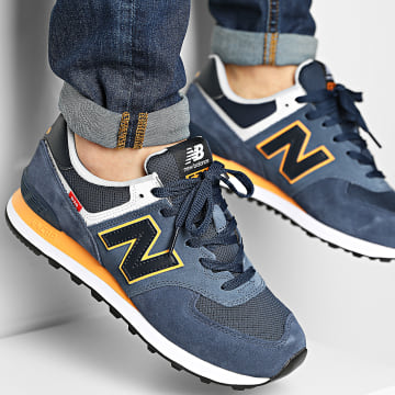 New Balance Baskets Lifestyle 574 ML574SY2 Navy LaBoutiqueOfficielle