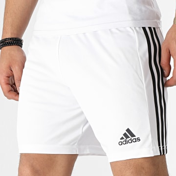 Adidas Sportswear - Short Jogging A Bandes Squad 21 GN5773 Blanc