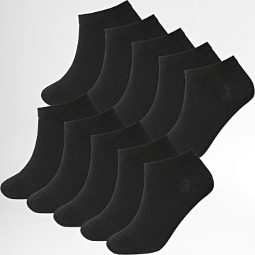 LBO - Confezione da 10 paia di calzini corti 0009 nero