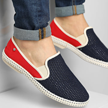 Rivieras - Espadrilles Classic Match France 9999 Marineblau Rot