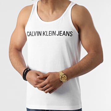  Calvin Klein - Débardeur Institutional Logo 5249 Blanc