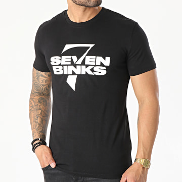 7 Binks - Camiseta Logo 2021 Negro Blanco