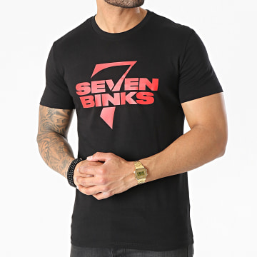  7 Binks - Tee Shirt Logo 2021 Noir Rouge