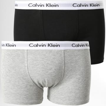  Calvin Klein - Lot De 2 Boxers Enfant B70B700323 Noir Gris Chiné