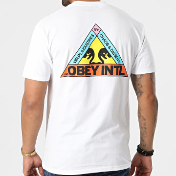  Obey - Tee Shirt Trinity Blanc
