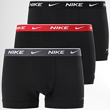  Nike - Lot De 3 Boxers Everyday Cotton Stretch KE1008 Noir