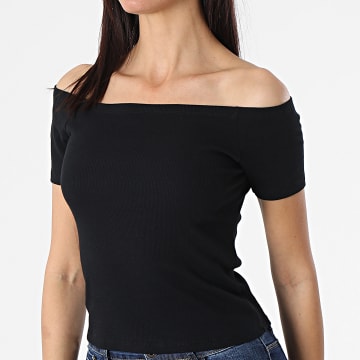 Urban Classics - Camiseta negra de mujer