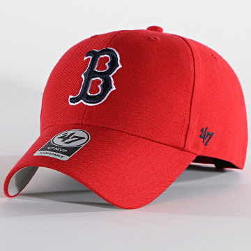 '47 Brand - MVP Cappellino regolabile MVP02WBV Boston Red Sox Rosso