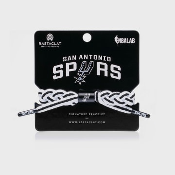  Rastaclat - Bracelet NBA San Antonio Spurs Blanc