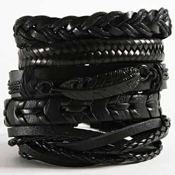  California Jewels - Lot De 5 Bracelets TZ386 Noir