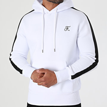  Final Club - Sweat Capuche Premium Avec Bande 626 Blanc