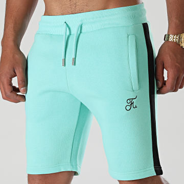  Final Club - Short Jogging Premium Avec Bande 649 Bleu Pastel