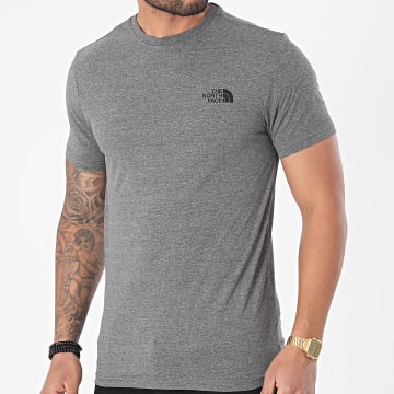  The North Face - Tee Shirt Simple Dome A2TX5 Gris Chiné