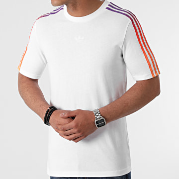 Adidas Originals - Tee Shirt GN2418 Blanc - LaBoutiqueOfficielle.com