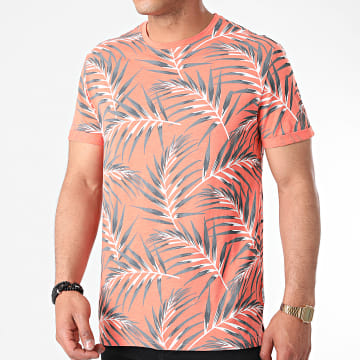  Only And Sons - Tee Shirt Iason Orange Floral