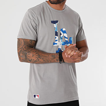  New Era - Tee Shirt MLB Camo Los Angeles Dodgers 12720168 Gris