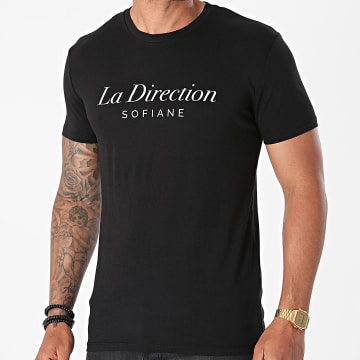  Fianso - Tee Shirt La Direction Noir Argenté