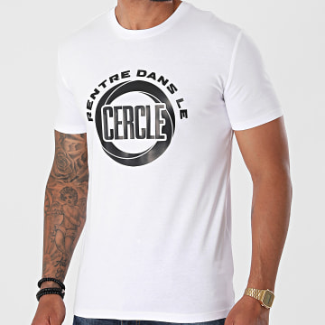 Fianso - Blanco Negro Círculo Camiseta