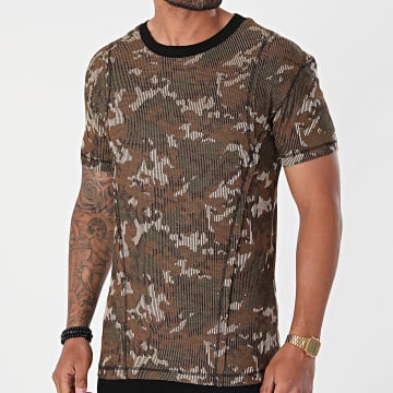 2Y Premium - Tee Shirt Camouflage BRSTS5203 Marron