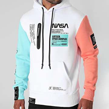  Final Club - Sweat Capuche Nasa Space Limited Edition Pastel 705 Blanc