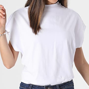  Noisy May - Tee Shirt Femme Hailey Blanc