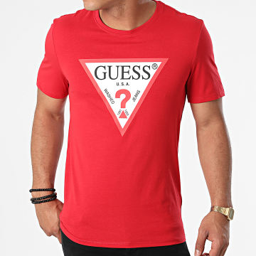  Guess - Tee Shirt M1RI71-I3Z11 Rouge