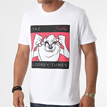  Looney Tunes - Tee Shirt Selfie Taz Blanc