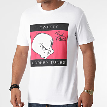  Looney Tunes - Tee Shirt Selfie Titi Blanc