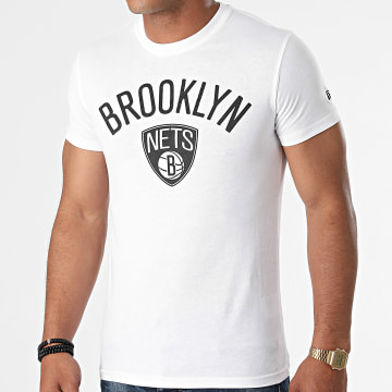  New Era - Tee Shirt  Brooklyn Nets Team Logo 11530756 Blanc