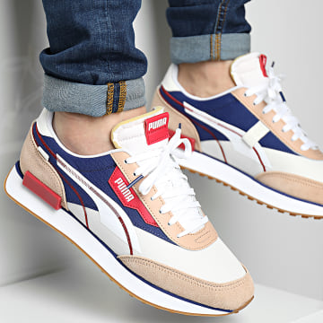 baskets future rider 373384 puma white puma black